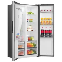 Холодильник Hisense RS5P528STIE Side by Side 528 л / 178.6 cm / Нержавеющая сталь photo 5