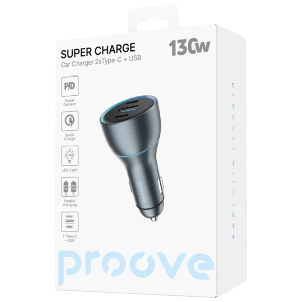 Автомобильное зарядное устройство Proove Super Charge 3 A / Серый photo 5