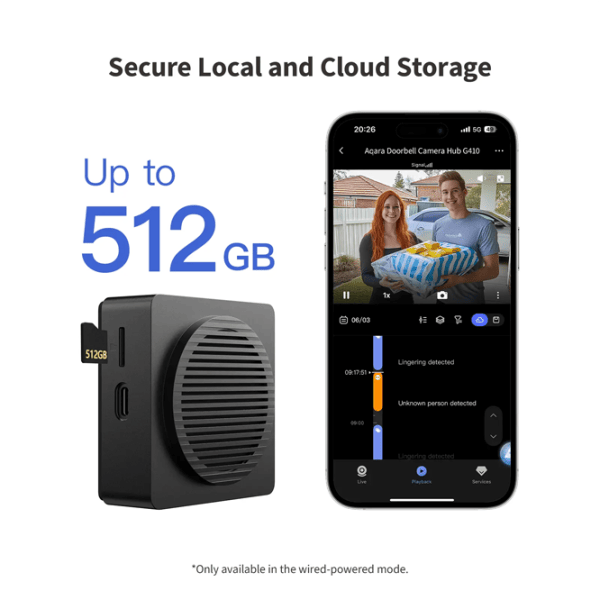 Умный дверной звонок Aqara G410 Черный photo 6