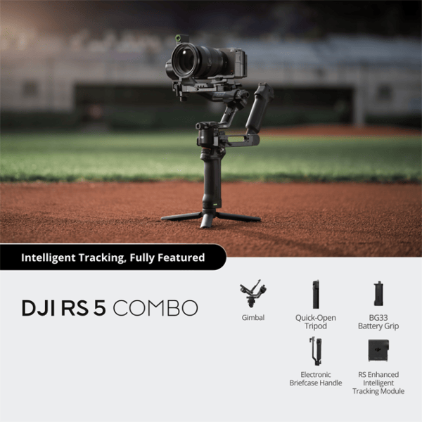 Stabilizator DJI RS 5 Combo Bluetooth / Black photo 8