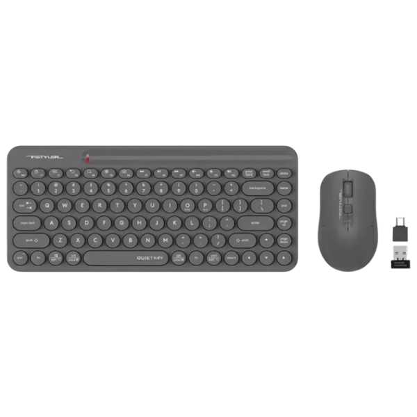 Клавиатура и Мышь A4Tech FG3200 Air2 Беспроводные / Серый photo 2