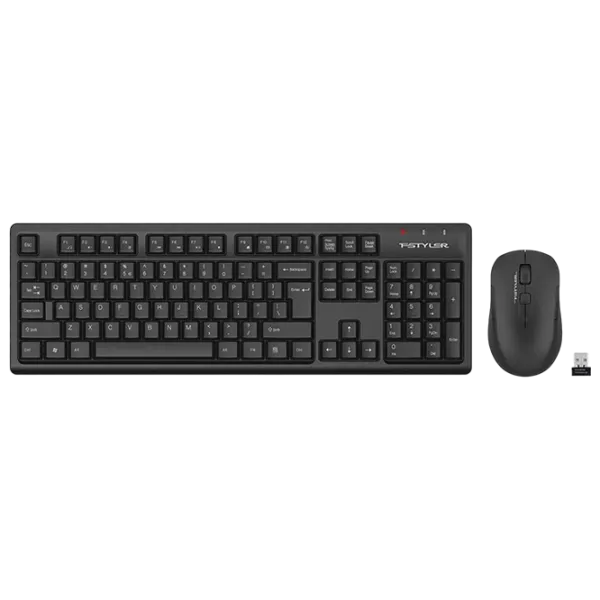Tastatura & Mouse A4Tech FG1200 Fără fir / Black photo 1