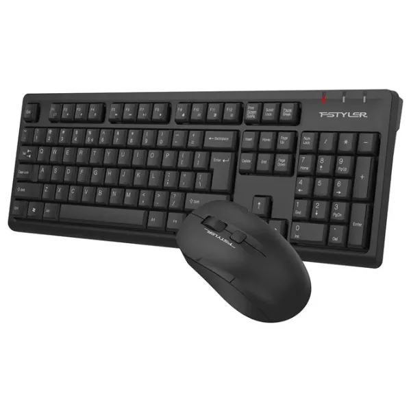 Tastatura & Mouse A4Tech FG1200 Fără fir / Black photo 3