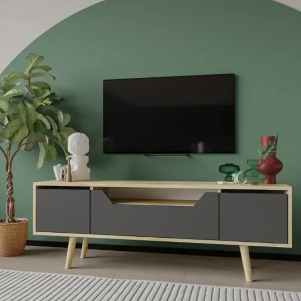 Тумба под телевизор Trendy Roma 150 53 x 150 x 30см / ЛДСП photo 4