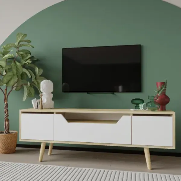 Тумба под телевизор Trendy Roma 150 53 x 150 x 30см / ЛДСП photo 4