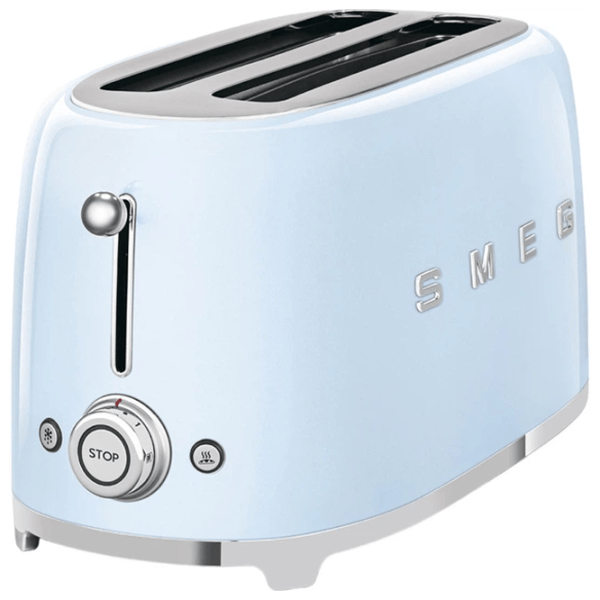 Toster Smeg TSF02PBEU Mecanic / 1500 W / Albastru deschis photo 2