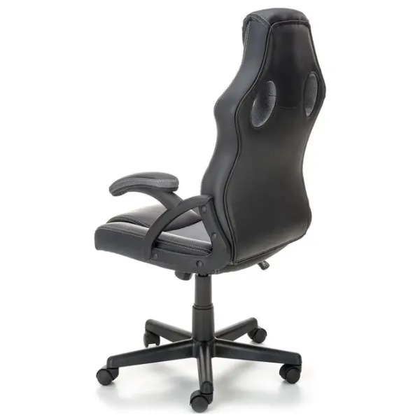 Игровое кресло Halmar Berkel Черный Серый photo 4