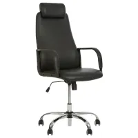 Fotoliu de birou AG Diplomat KD HR TILT CHR68 ECO-30 Stofă/ Black Silver