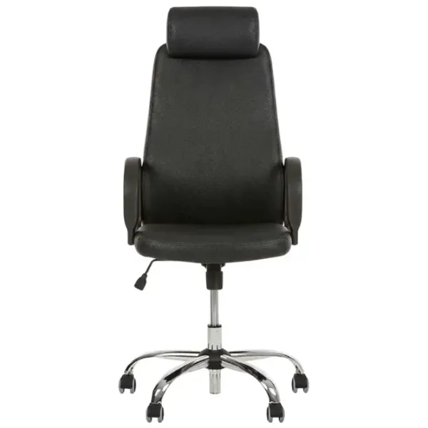 Fotoliu de birou AG Diplomat KD HR TILT CHR68 ECO-30 Stofă/ Black Silver photo 2