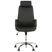 Fotoliu de birou AG Diplomat KD HR TILT CHR68 ECO-30 Stofă/ Black Silver photo 2