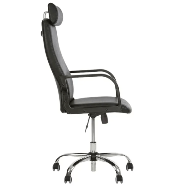 Fotoliu de birou AG Diplomat KD HR TILT CHR68 ECO-30 Stofă/ Black Silver photo 3