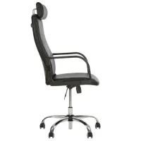 Fotoliu de birou AG Diplomat KD HR TILT CHR68 ECO-30 Stofă/ Black Silver photo 3