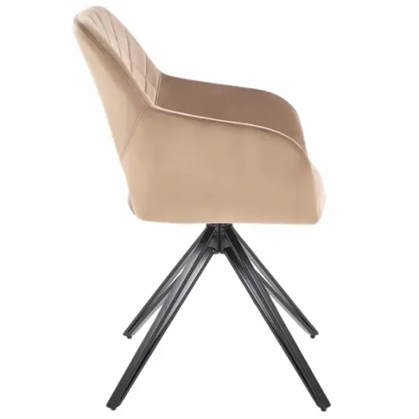 Scaun de birou AG K535 Stofă/ Beige Black photo 2