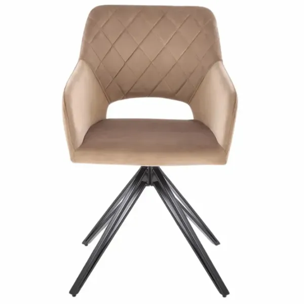 Scaun de birou AG K535 Stofă/ Beige Black photo 3