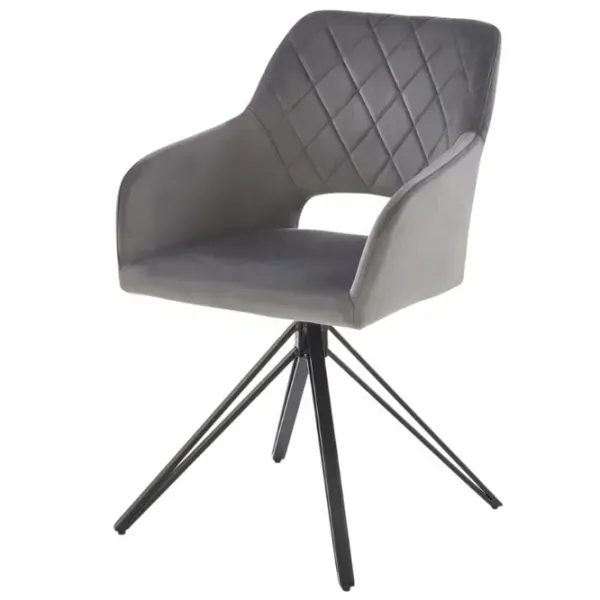 Scaun de birou AG K535 Stofă/ Gray Black photo 2