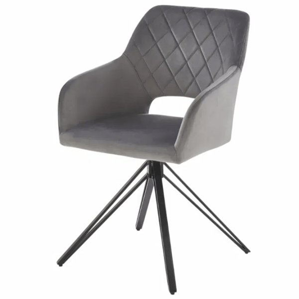 Scaun de birou AG K535 Stofă/ Gray Black photo 2