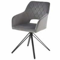 Scaun de birou AG K535 Stofă/ Gray Black photo 2
