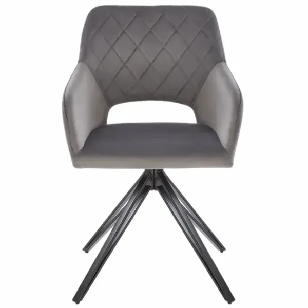 Scaun de birou AG K535 Stofă/ Gray Black photo 3