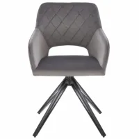 Scaun de birou AG K535 Stofă/ Gray Black photo 3