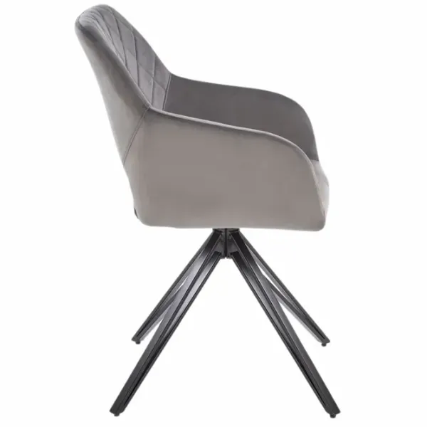 Scaun de birou AG K535 Stofă/ Gray Black photo 4