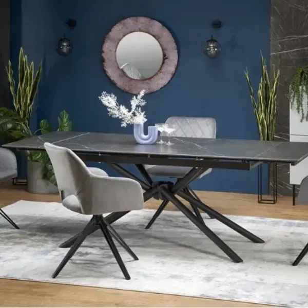 Scaun de birou AG K535 Stofă/ Gray Black photo 8