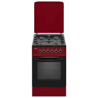 Плита Bauer TG 5640 BGBLICGT Газовая/ Красный/ Черный