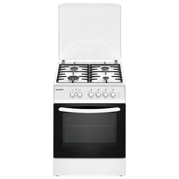 Плита Bauer TG 6640 WICTG Газовая/ Белый/ Черный photo 1