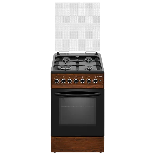 Плита Bauer TE 5640 PLICTTG Газовая/ Натуральное дерево/ Черный photo 1