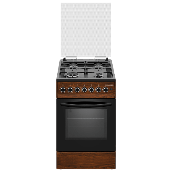 Плита Bauer TE 5640 PLICTTG Газовая/ Натуральное дерево/ Черный photo 1