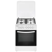 Плита Bauer TE 6640 WICTT Газовая/ Белый/ Черный