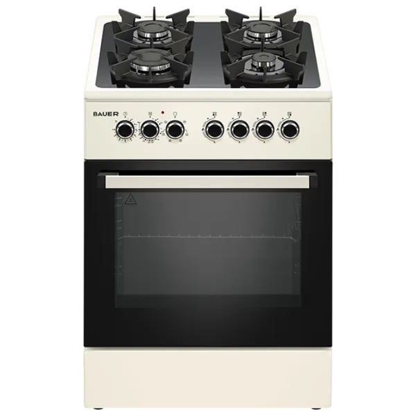 Плита Bauer TE 6650 BEITTF Газовая/ Бежевый/ Черный photo 1