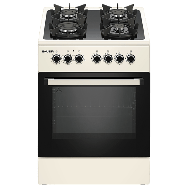 Плита Bauer TE 6650 BEITTF Газовая/ Бежевый/ Черный photo 1