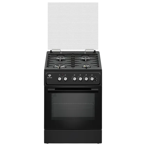 Плита Diamond T 6400M7/BL Газовая/ Черный/ Серый photo 1