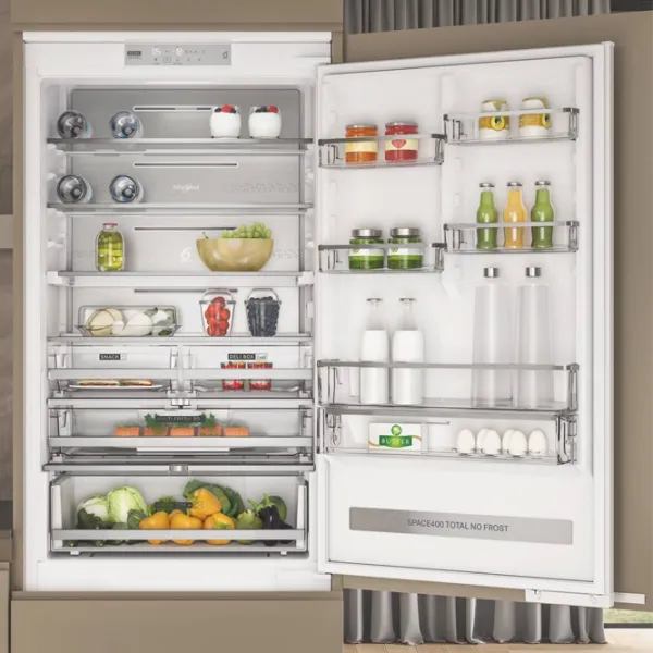 Frigider Whirlpool WHK2 6493W X5E cu congelator jos 490 l / 192 cm / Inox photo 7