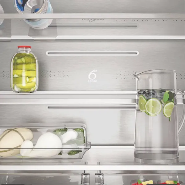 Frigider Whirlpool WHK2 6493W X5E cu congelator jos 490 l / 192 cm / Inox photo 8