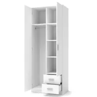 Dulap Halmar LIMA S-2 80 x 52 x 205 / DSP / Stejar Sonoma photo 2