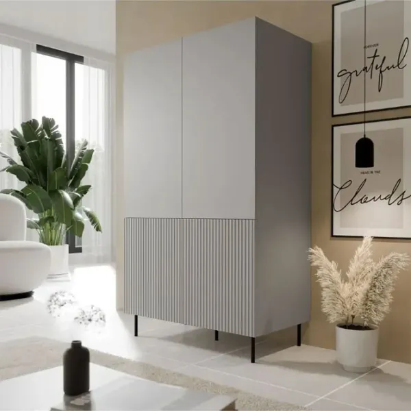 Dulap AG ASENSIO S-1 80 x 54 x 185 / DSP / Gray photo 3