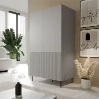 Dulap AG ASENSIO S-1 80 x 54 x 185 / DSP / Gray photo 3