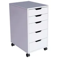 Comodă Trendy Duru 77.4 x 40 x 55 / PAL / Alb