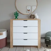 Комод Trendy Nisan 85 x 90 x 42см / ЛДСП / Белый photo 2