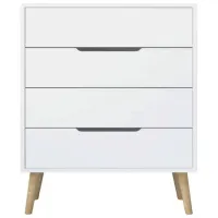 Comodă Trendy FLORA 95 x 78 x 45 / LPAL / Alb
