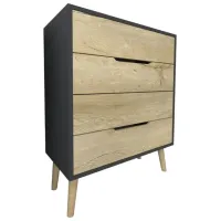 Комод Trendy FLORA 95 x 78 x 45см / ЛДСП / Сапфировый дуб photo 2