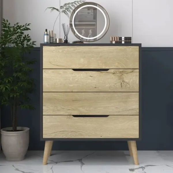Comodă Trendy FLORA 95 x 78 x 45 / LPAL / Sapphire Oak photo 3