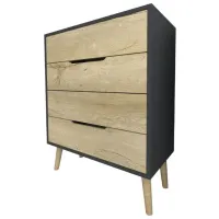 Комод Trendy FLORA 95 x 78 x 45см / ЛДСП / Сапфировый дуб photo 5