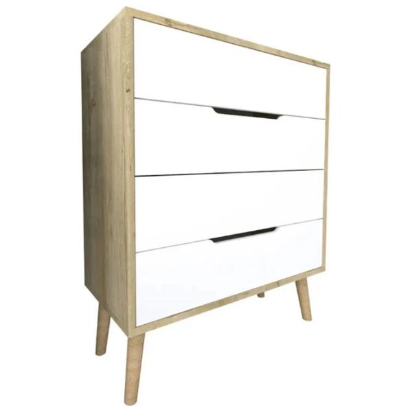 Комод Trendy FLORA 95 x 78 x 45см / ЛДСП / Белый photo 2