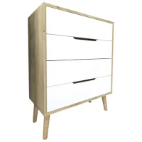 Комод Trendy FLORA 95 x 78 x 45см / ЛДСП / Белый photo 2