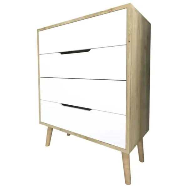 Комод Trendy FLORA 95 x 78 x 45см / ЛДСП / Белый photo 3