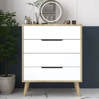 Комод Trendy FLORA 95 x 78 x 45см / ЛДСП / Белый photo 4