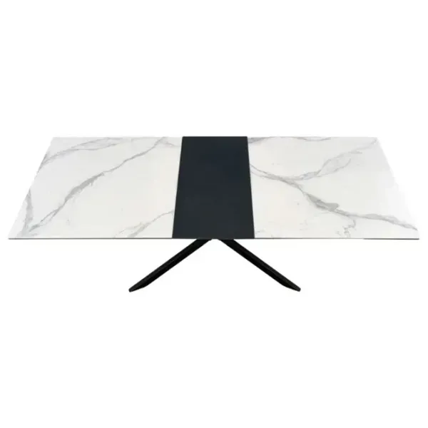 Masă de bucătărie extensibilă AG Diesel MDF/ Marmura White photo 2