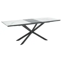 Masă de bucătărie extensibilă AG Diesel MDF/ Marmura White photo 3